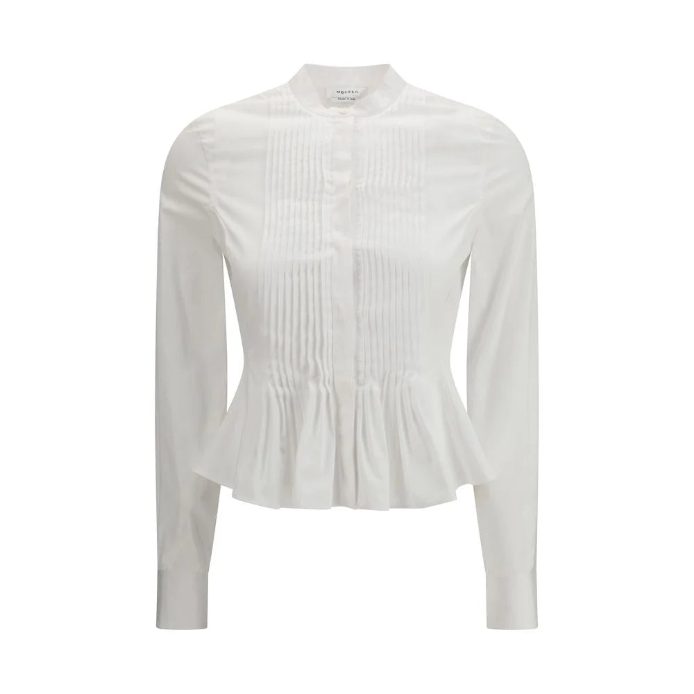 Alexander McQueen White Cotton Dress Shirt - IT44 | L