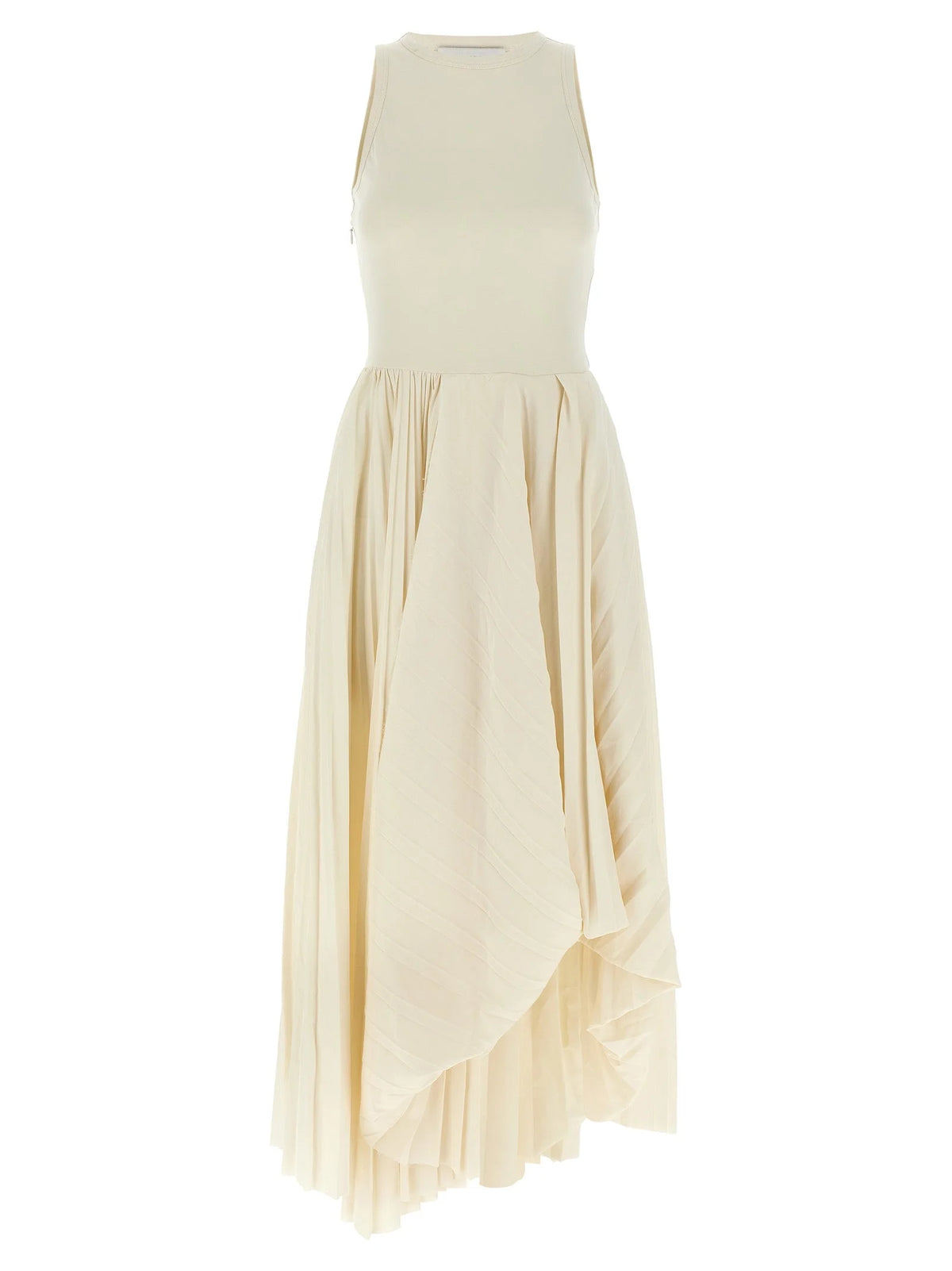 Alexander McQueen White Cotton Long Dress - IT38