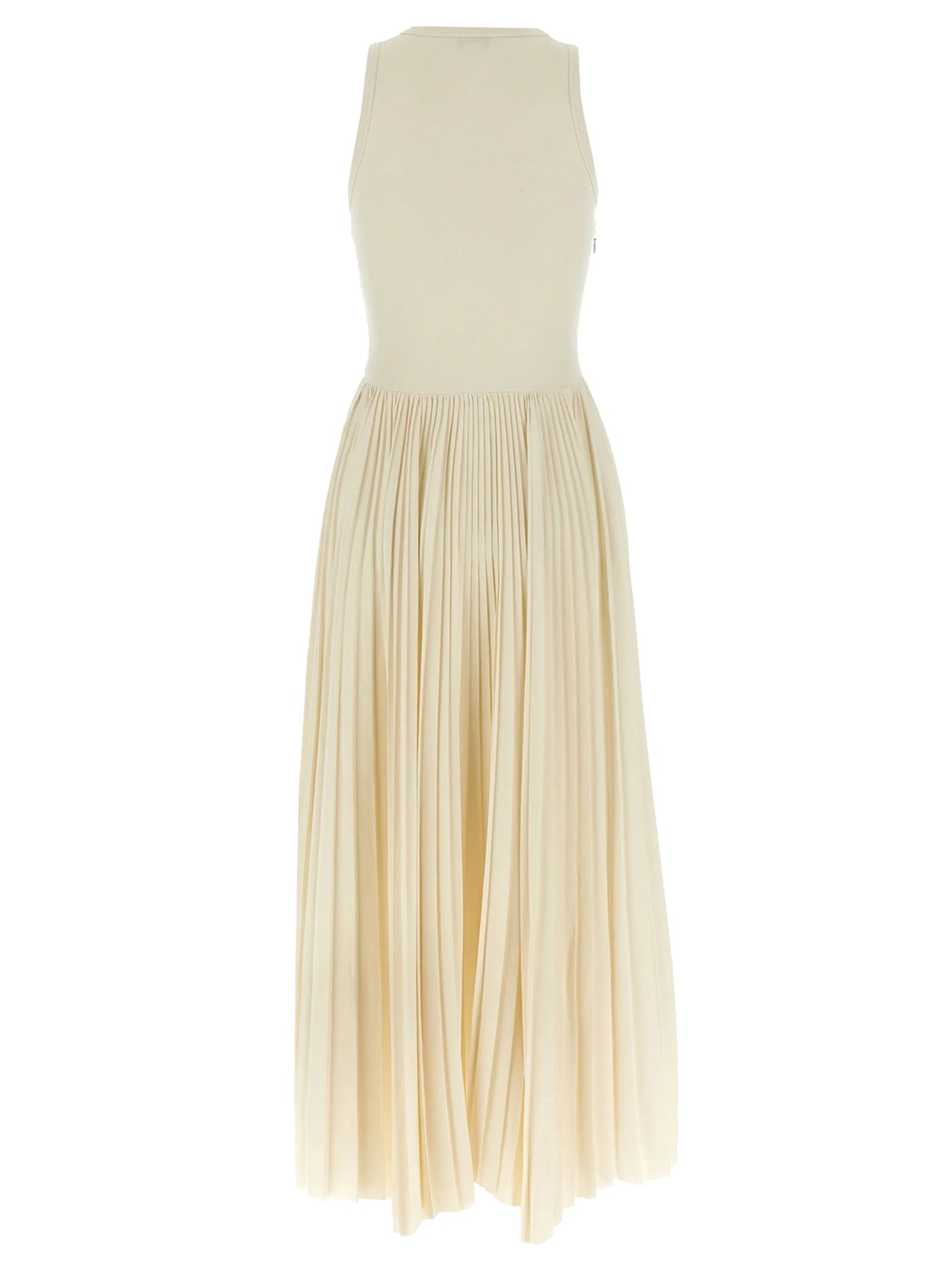 Alexander McQueen White Cotton Long Dress - IT38