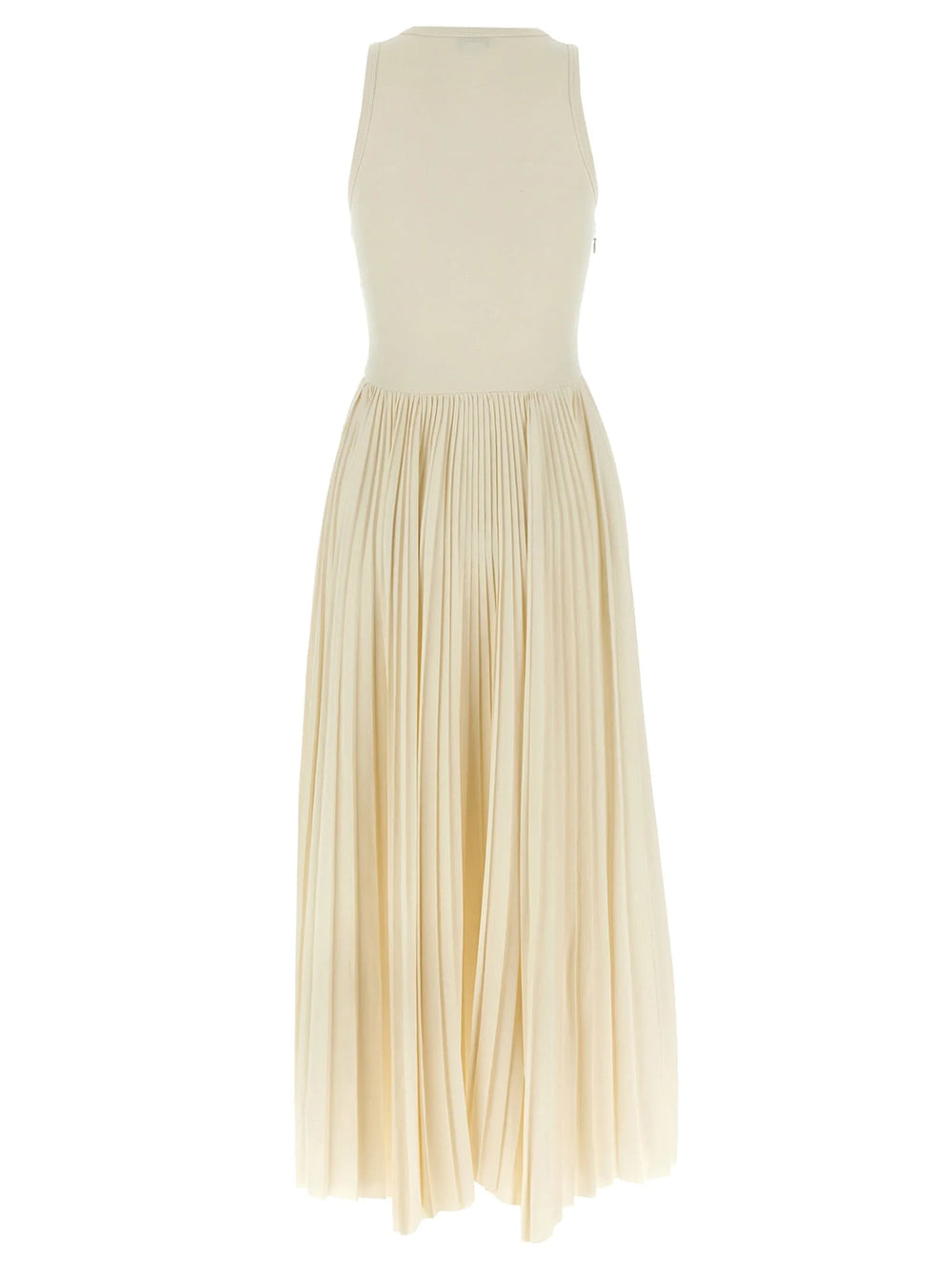 Alexander McQueen White Cotton Long Dress - IT38