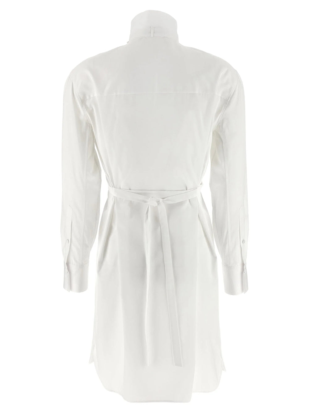 Alexander McQueen White Cotton Midi Dress
