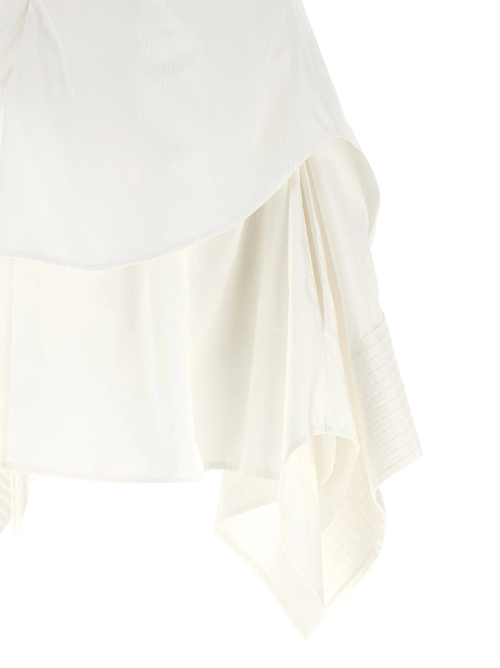 Alexander McQueen White Cotton Short Dress