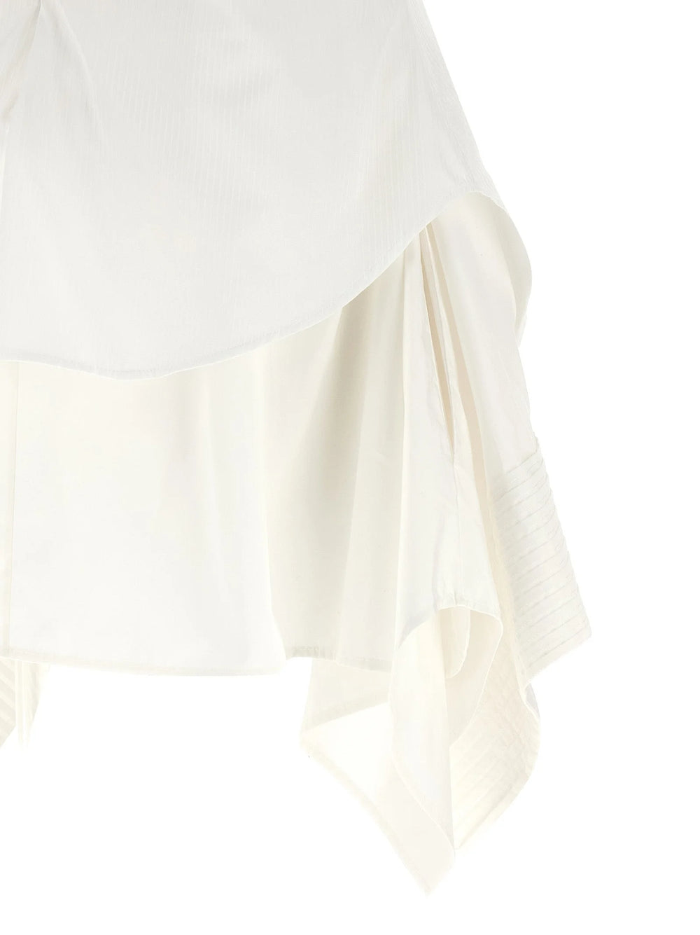 Alexander McQueen White Cotton Short Dress