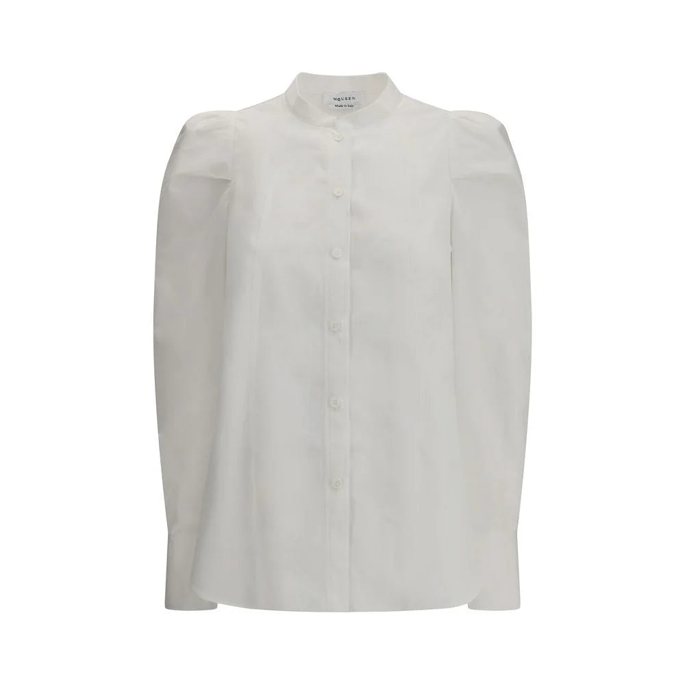 Alexander McQueen White Shirt with mandarin collar - Shirts