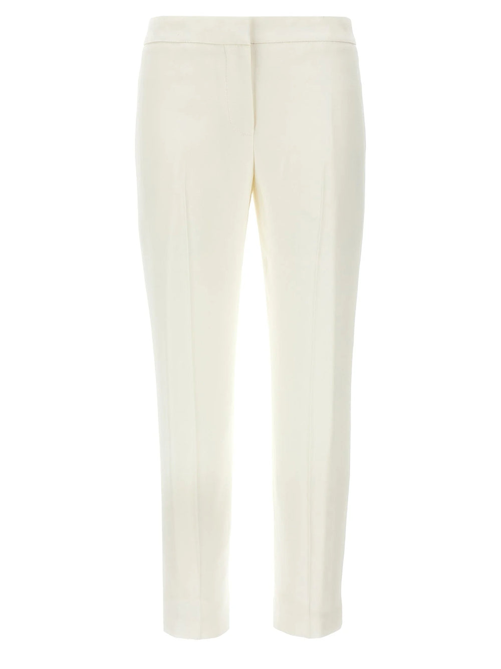 Alexander McQueen White Viscose Casual Pants - IT44