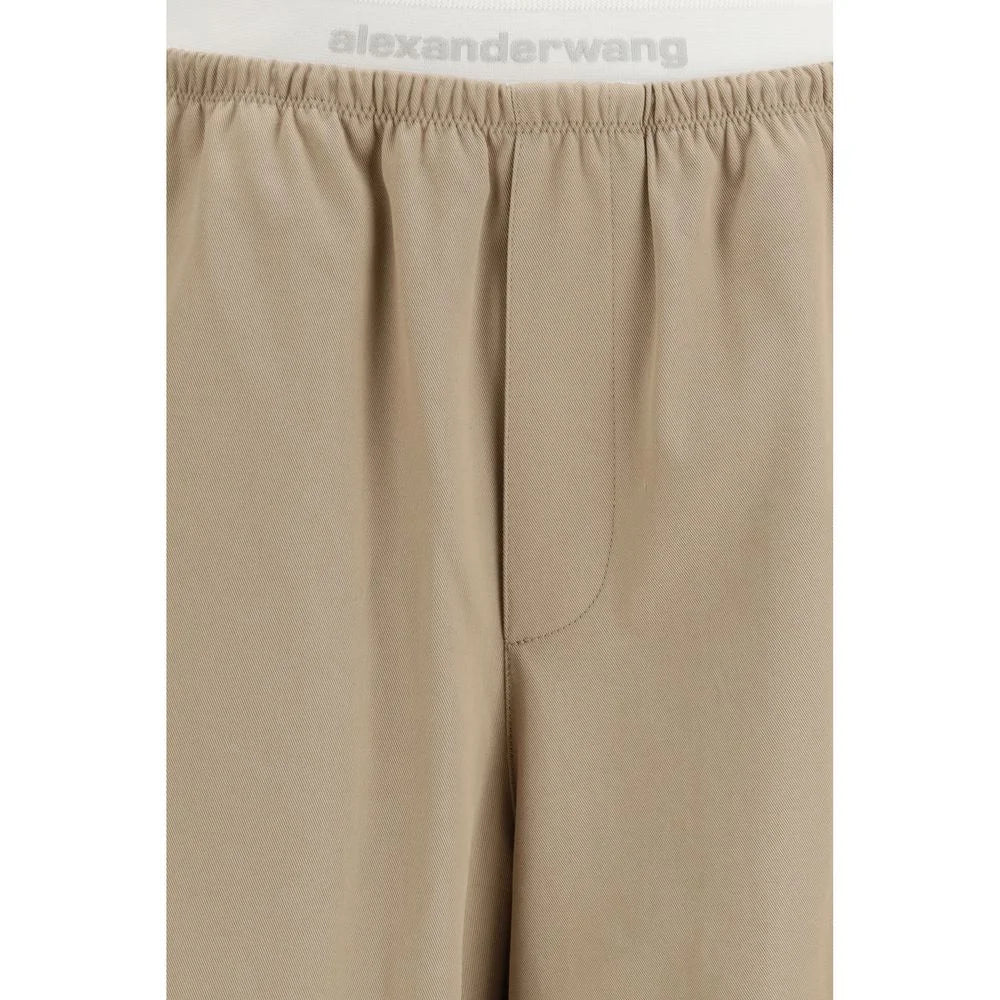Alexander Wang Beige Cotton Casual Pants - XS