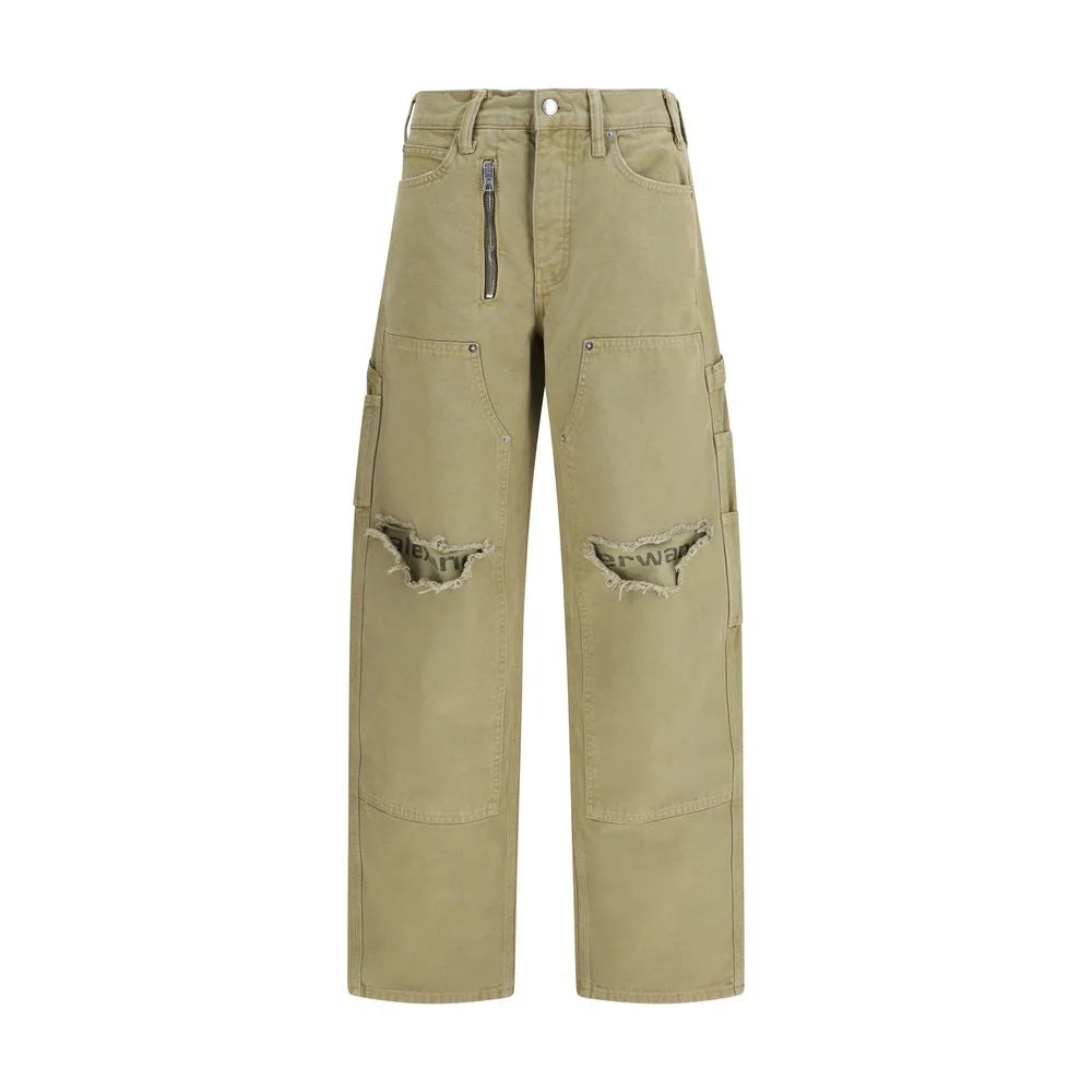 Alexander Wang Bicolor bomullscargobyxor