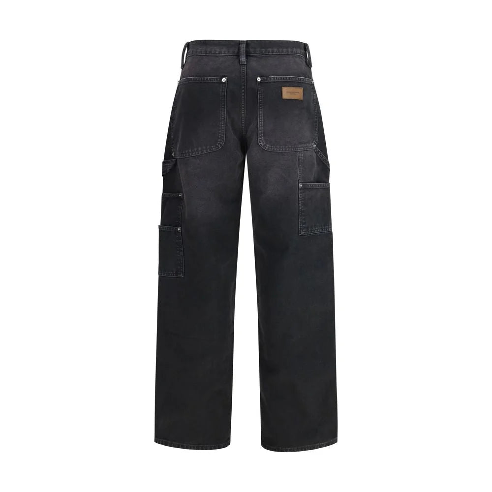 Alexander Wang Black Cotton Cargo Pants - W25