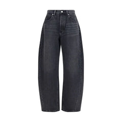 Pantalones vaqueros denim de algodón negro Alexander Wang
