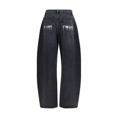 Pantalones vaqueros denim de algodón negro Alexander Wang