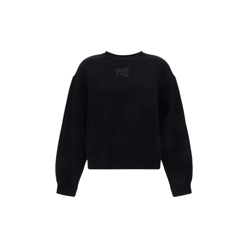 Alexander Wang Black Cotton Sweatshirt - Sweatshirts