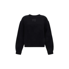 Alexander Wang Black Cotton Sweatshirt - Sweatshirts