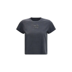 Alexander Wang Black Cotton T-Shirt