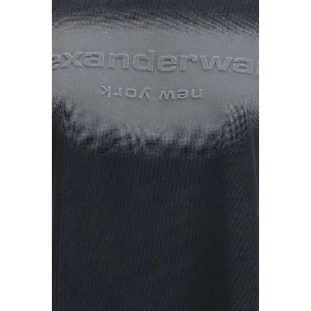 Alexander Wang Black Cotton T-Shirt