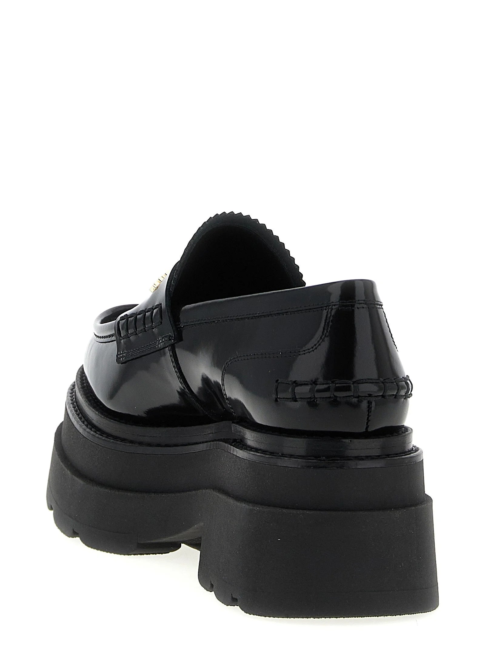 Alexander Wang Black Cowhide Platform Loafers - EU40/US10