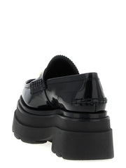 Alexander Wang Black Cowhide Platform Loafers - EU40/US10