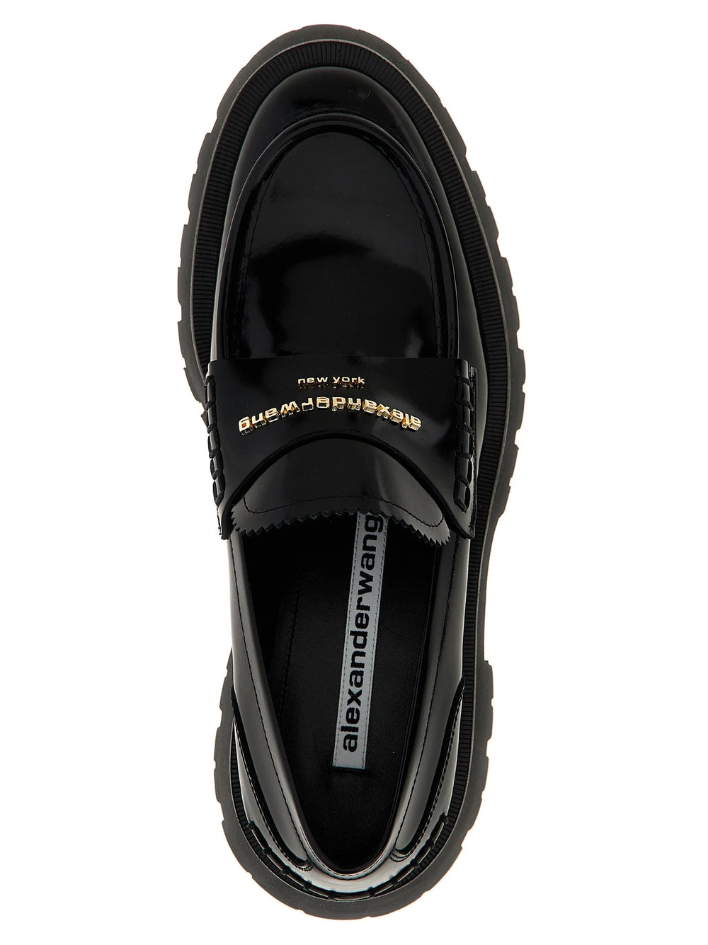 Alexander Wang Black Cowhide Slip-On Loafers - EU41/US11