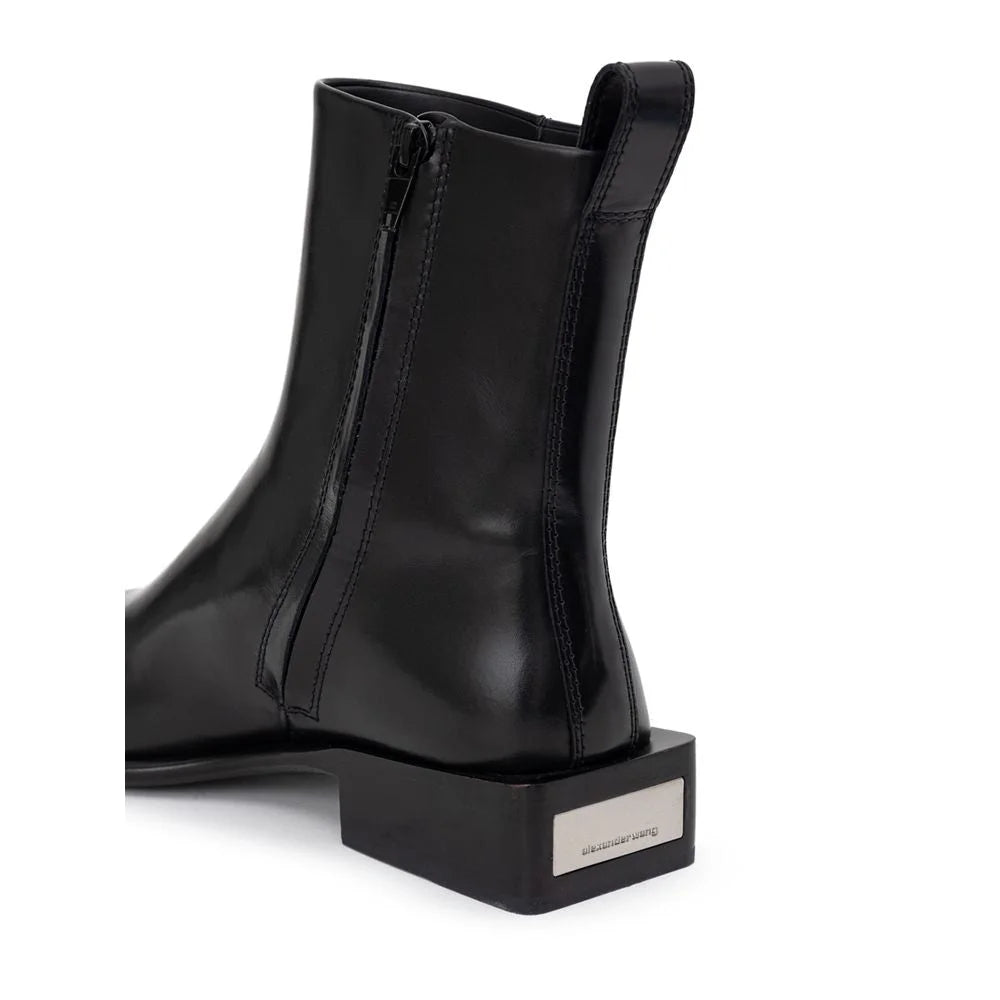 Alexander Wang Black Leather Boot - EU38/US8 - Boots