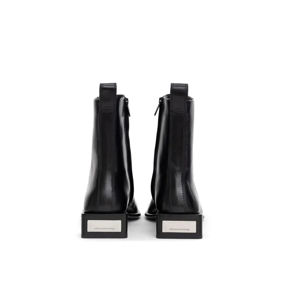 Alexander Wang Black Leather Boot - EU38/US8 - Boots