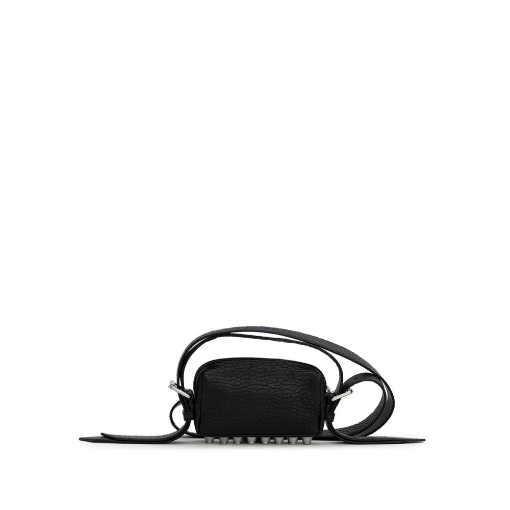 Alexander Wang Black Leather Shoulder Bag - Shoulder Bags