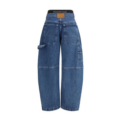 Alexander Wang Blue Cotton High-Waisted Jean
