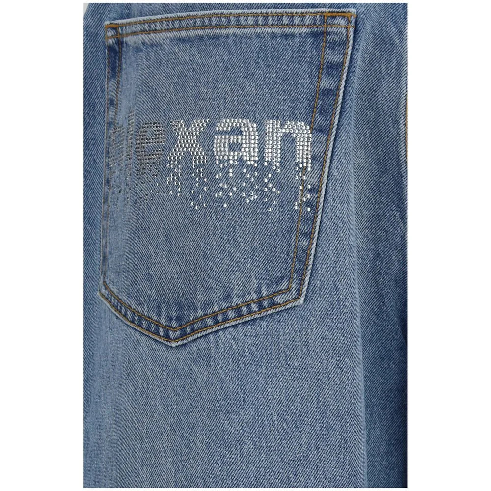 Alexander Wang Blue Cotton Jeans Denim
