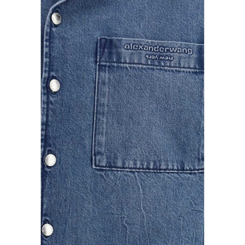 Alexander Wang Blue Denim Shirt