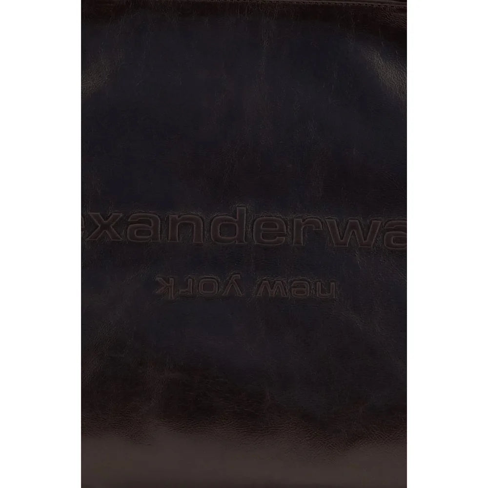 Alexander Wang Brown Calf Leather Bos Taurus Shoulder Bag