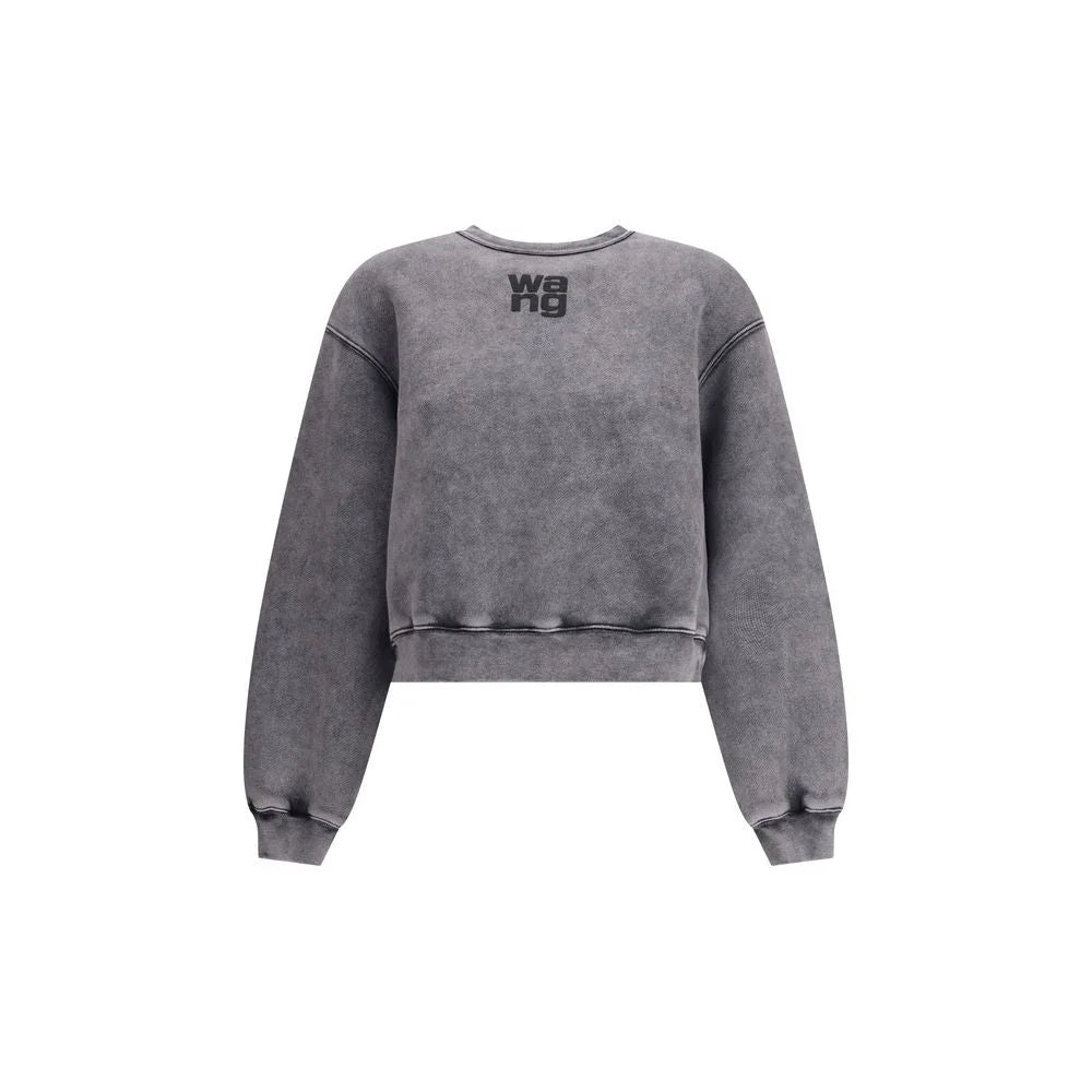 Alexander Wang Embossed Logo crewneck Sweatshirt - Sweatshirts