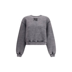 Alexander Wang Embossed Logo crewneck Sweatshirt - Sweatshirts