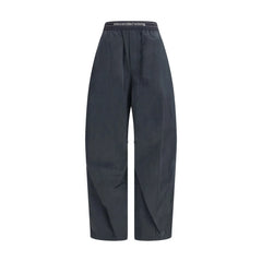Alexander Wang Trousers with elastic waistband and contrasting jacquard logo - Trousers