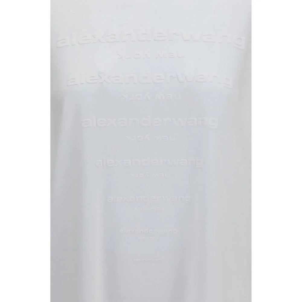 Alexander Wang White Cotton T-Shirt - XS