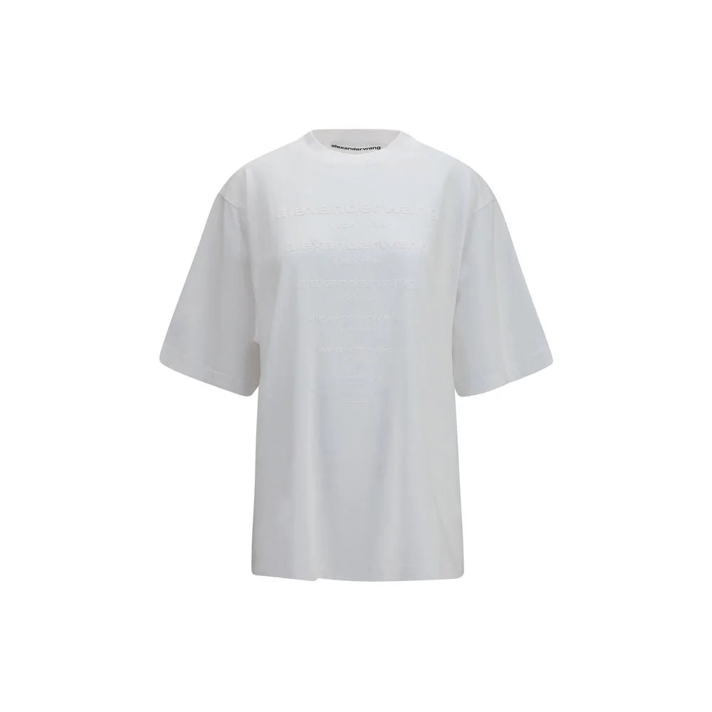 Alexander Wang White Cotton T-Shirt - XS