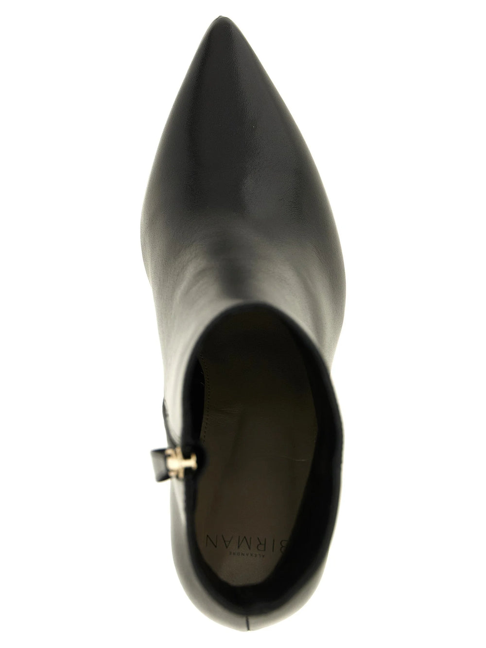 Alexandre Birman Black Calfskin Ankle Boots - EU37/US7