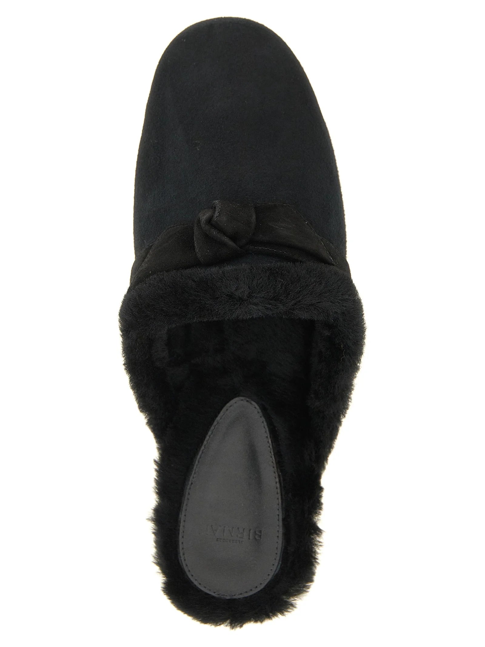 Alexandre Birman Black Calfskin Mules - EU37/US7