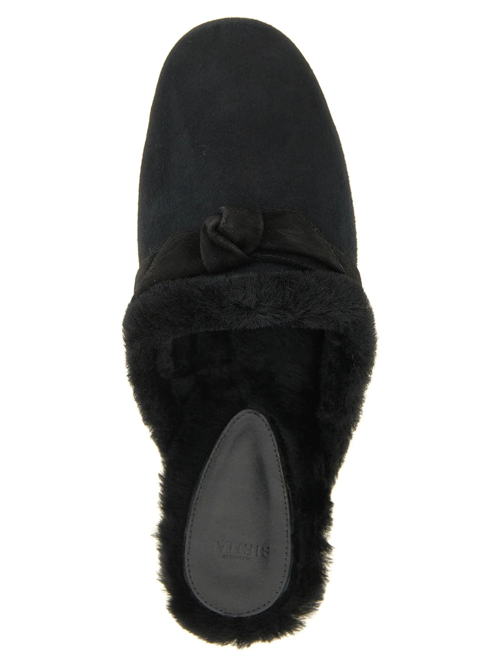 Alexandre Birman Black Calfskin Mules - EU37/US7