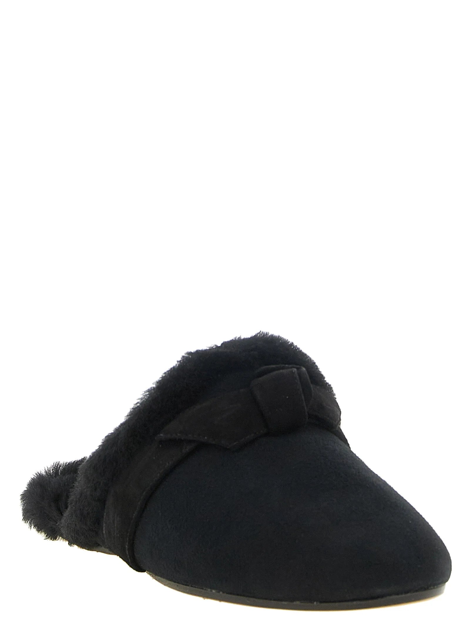 Alexandre Birman Black Calfskin Mules - EU37/US7