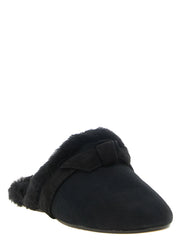 Alexandre Birman Black Calfskin Mules - EU37/US7
