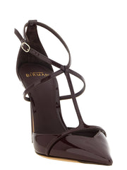 Alexandre Birman Bordeaux Calfskin High Heel Pumps
