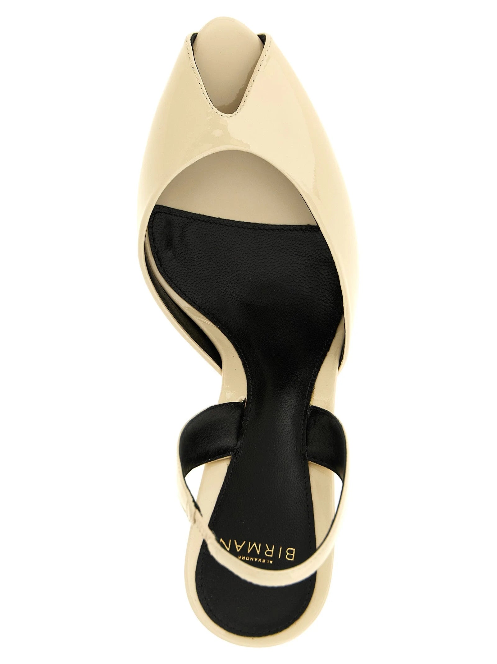 Alexandre Birman White Calfskin Mid Heel Pumps - EU37/US7
