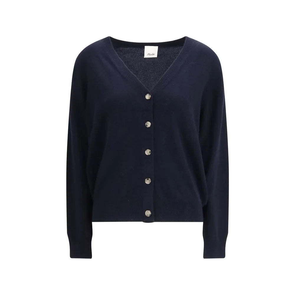 Allude Blue Cashmere Cardigan
