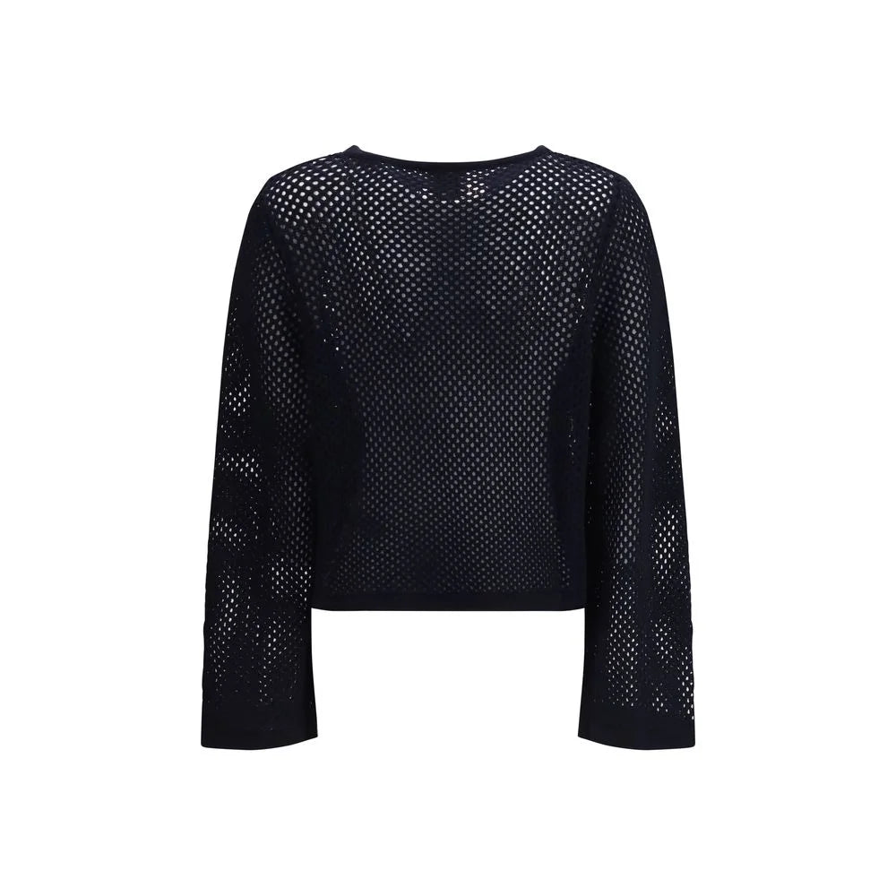 Allude Blue Fleece Wool Sweatshirt - M