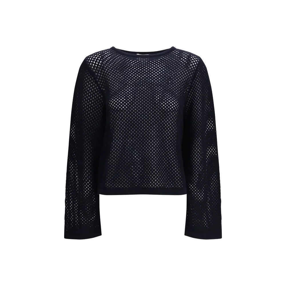 Allude Blue Fleece Wool Sweatshirt - M