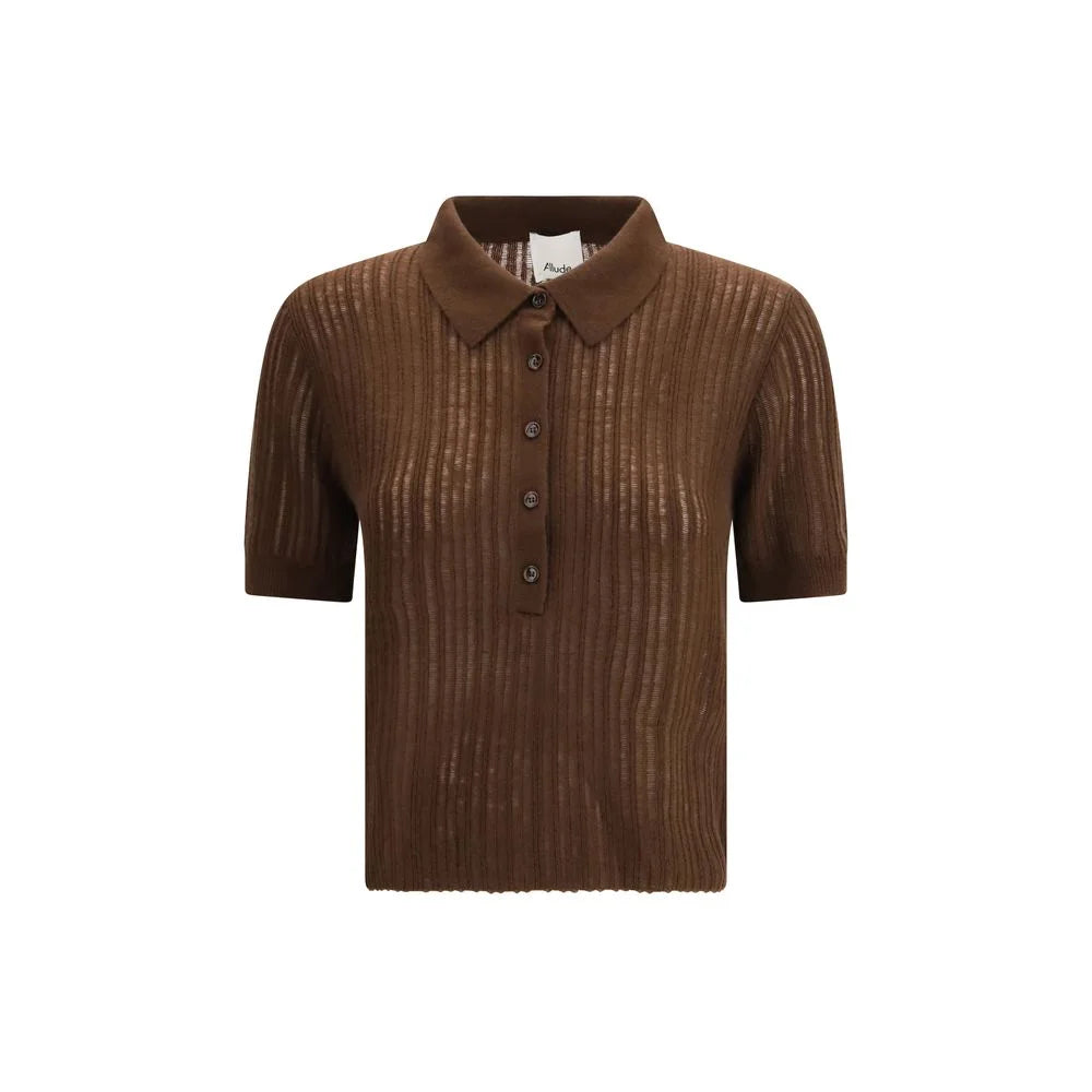 Allude Brown Cashmere Sweatshirt - L