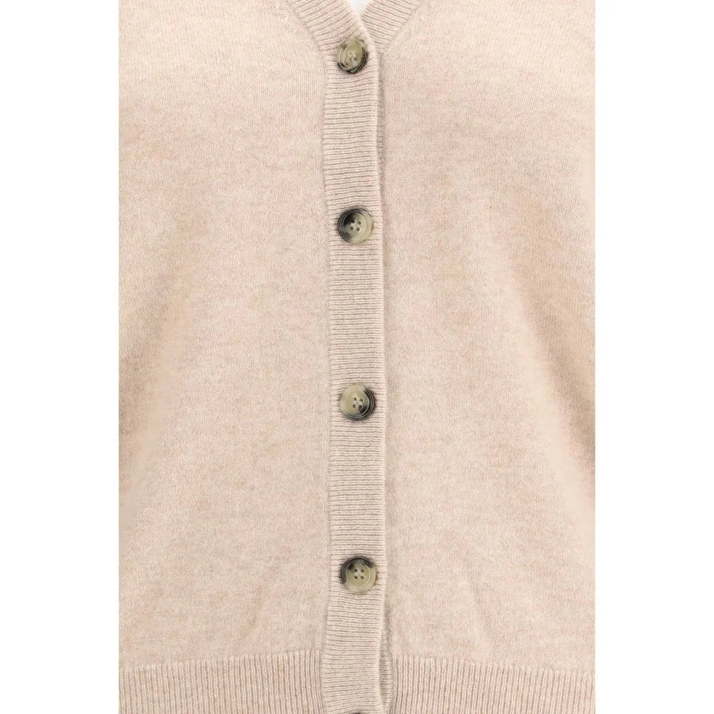 Allude Cream Cashmere Cardigan