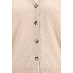 Allude Cream Cashmere Cardigan