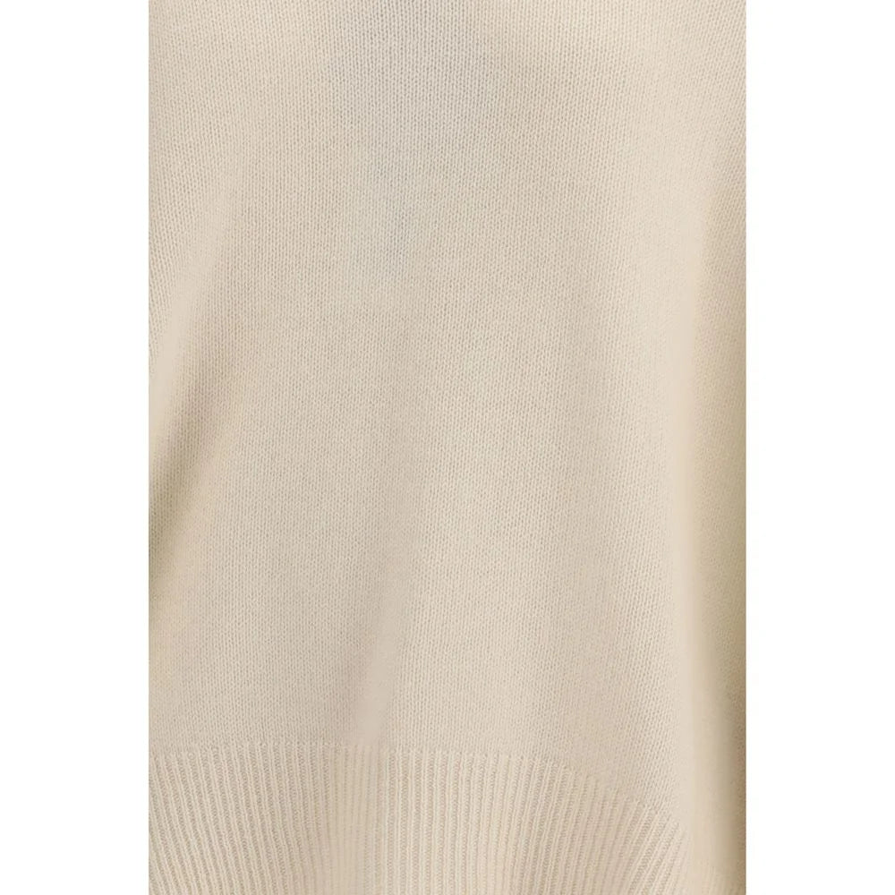 Allude Cream Cashmere Cashmere Sweater