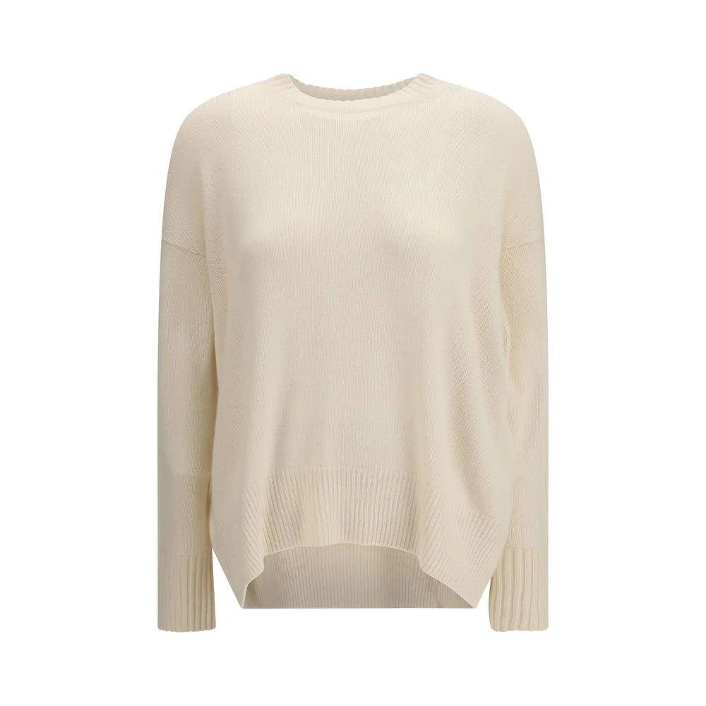 Allude Cream Cashmere Cashmere Sweater