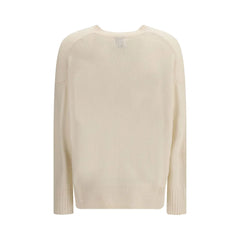 Allude Cream Cashmere Cashmere Sweater