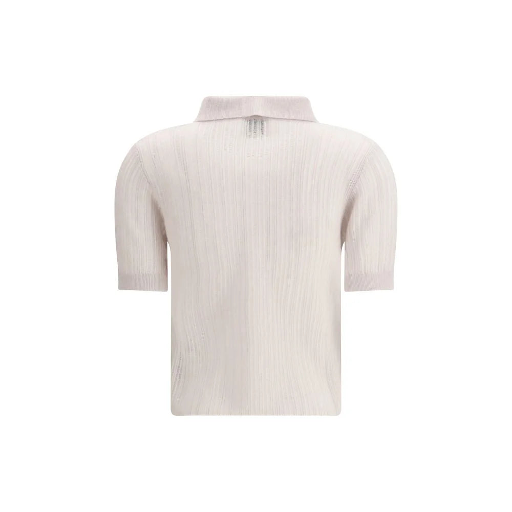 Allude Cream Cashmere Sweatshirt